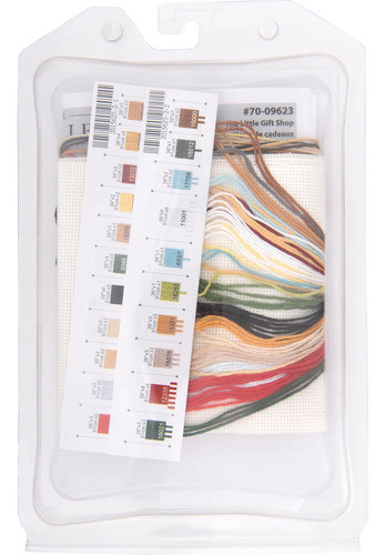 Kit Stitch Cruz Avanzado Pequeño, 15x15cm, 18 Colores 1