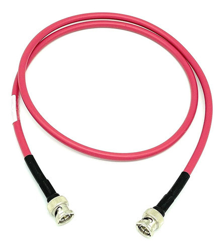 Cable De Audio Y Video Bnc 3g / 6g Hd, Rg59 | Rojo / 1 M 0