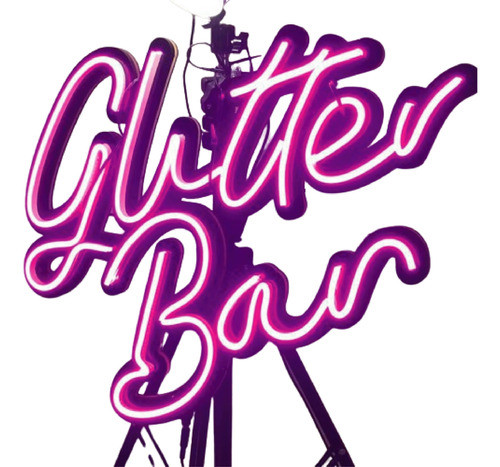 Cartel Neón Led/flex Glitter Bar 0