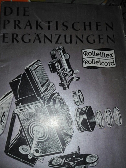 Manual De Instrucciones Rolleiflex  Originales Aleman 0