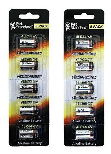 Paquete De 10 Pilas De 6 v Para Collares De Perro 4lr44 0