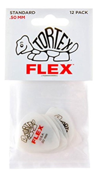 Jim Dunlop Dunlop Tortex Flex Standard .50mm Red Guitar Pick 1 Jim Dunlop Dunlop Tortex Flex Standard .50mm Red Guitar Pick 1