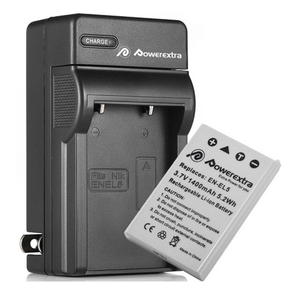 Batería + Cargador En-el5  Cámara Nikon P500 P510 Ph Ventas 0