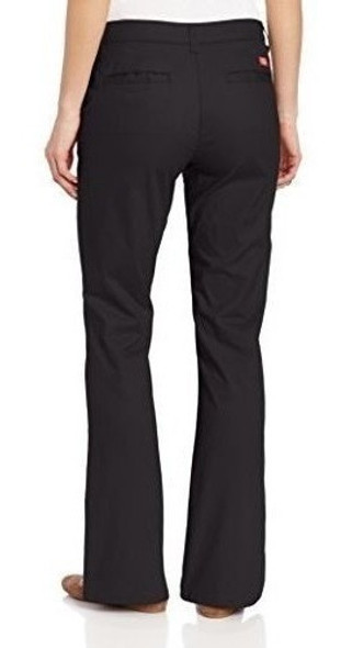 Dickies Womens Flat Front Stretch Twill Pant 1