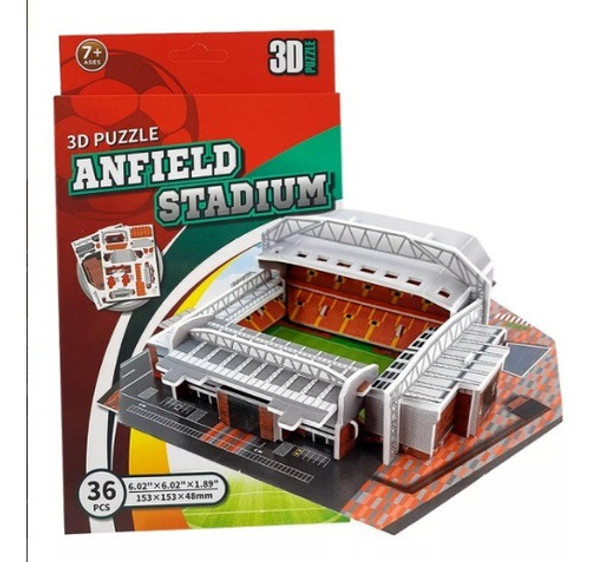 Rompecabezas Puzzle 3d Estadio Futbol Estadio Anfield 0