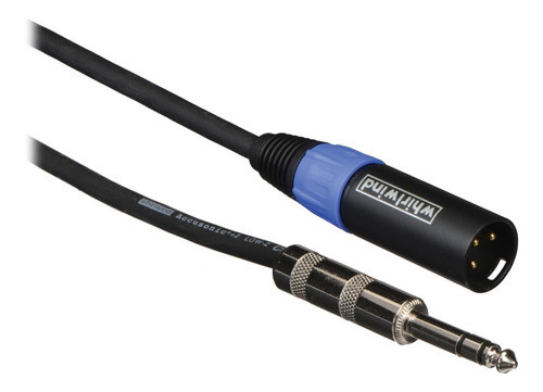 Whirlwind Stm10 Cable Plug Trs A Xlr Macho De 3 Metros 0
