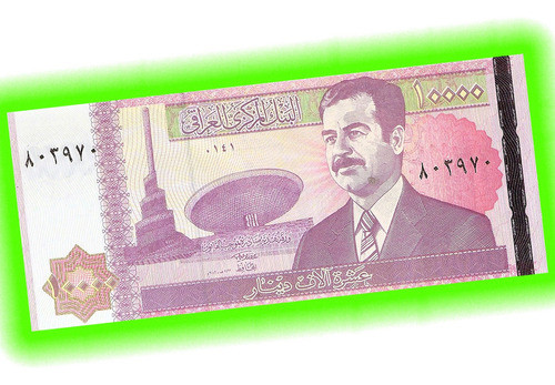 Irak - Billete 10000 Dinares 2002 - Saddam Hussein ¡ S/ C.! 0