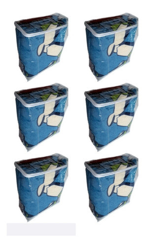 Bolsas De Pvc P/cubrecamas 38x46x18 Cm Por Pack De 6 Unid. 0