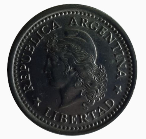 Moneda Argentina 1957 1 Peso Brote Corto 0