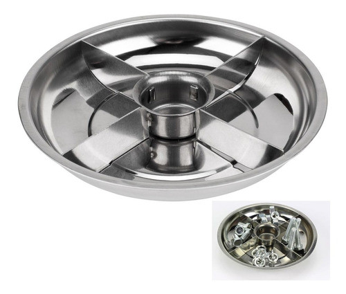 Plato Magnetico Ac. Inoxidable Con Divisiones S. 0