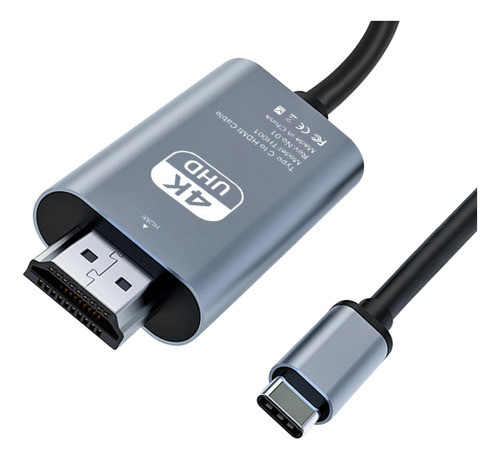 Cable Usb Tipo C A Hdmi 4k 60hz 1,9 Metros Galga Network 1