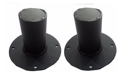 2 - Suporte Pedestal Ibox Chapel Ferro Preto Para Caixa Chp 0