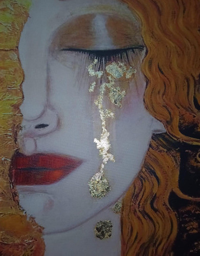 Cuadro Las Lágrimas De Freya - Y Otros De G.klimt 70x50 0