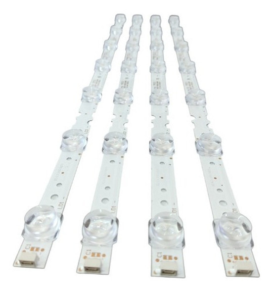 Kit De 4 Tira De 7 Led // Hitachi // Cdh-le504ksmart20 46cm 1