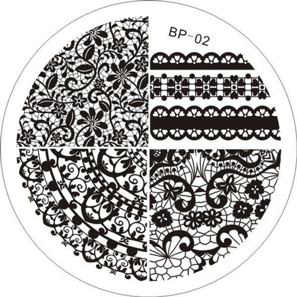 Born Pretty Placa De Stamping Bp02 0