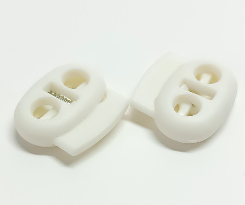 100 Tancas Doble Agujero Color Blanco 1