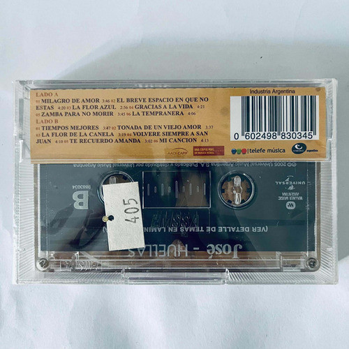 José - Huellas Cassette Nuevo Sellado - Operación Triunfo 1