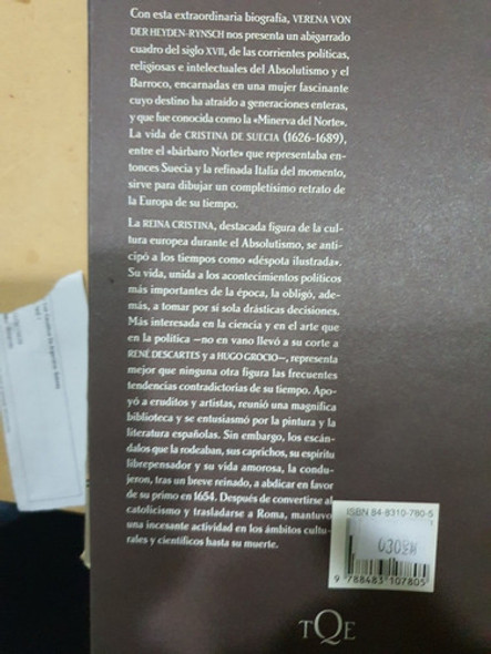 Libro:cristina De Suecia-la Reina Enigmatica 1