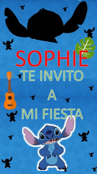 Video Tarjeta Invitación Digital Virtual- Lilo 0