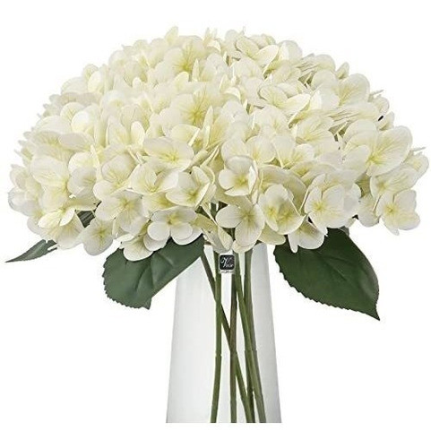Hortensias Artificiales X6u Decoracion, Blanca 0
