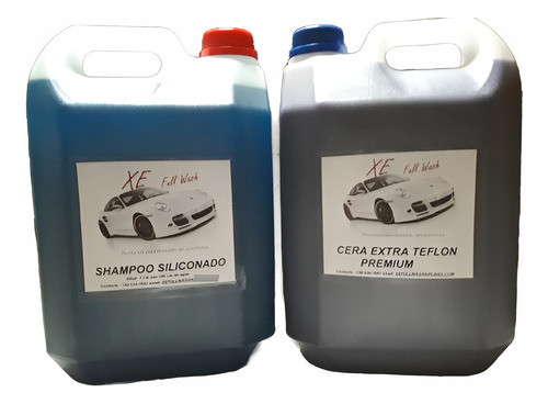 Cera Premium +shampoo Siliconado Por 5 Lts  Xe Full Wash 0