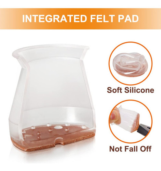 32 Protectores Para Sillas De Patas Redondas Y Cuadradas (s) 1