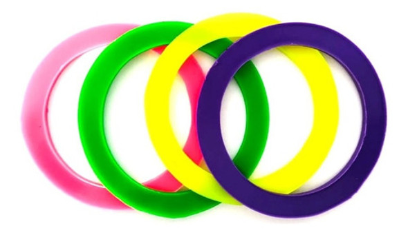 Aros Sumergibles X4 Unidades Medianos Pileta Natación   P 0