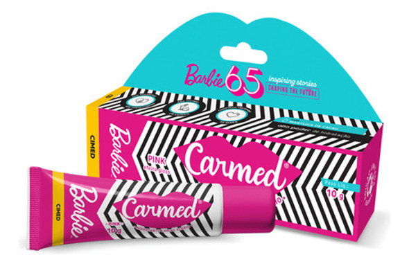 3 Carmed Barbie Pink 10g Efeito Gloss Creirinho Tutti Frutti 1