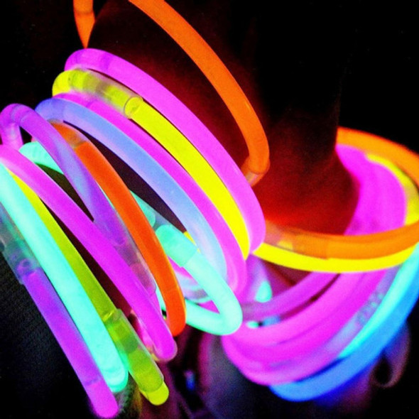 Pulseras Fluor X100 Luminosas Cotillon Colores Flúo Neon 1