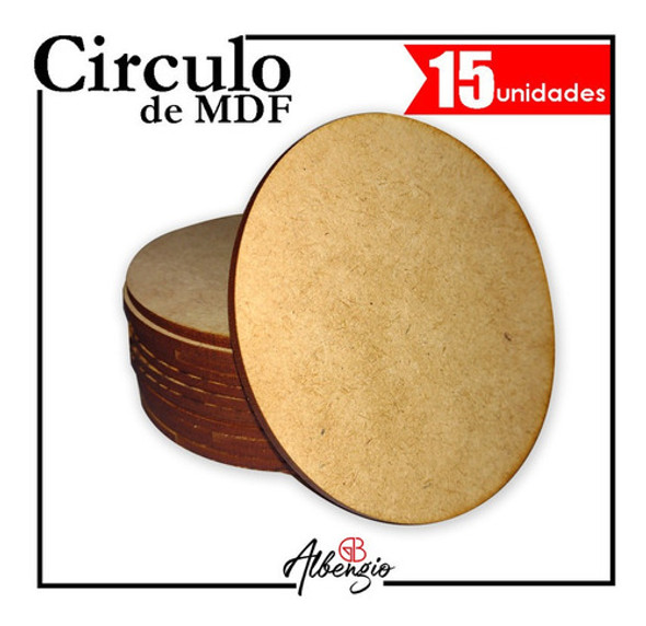 Circulo En Fibrofacil 40 Cm X 15 Unid. En 3mm C40-3-15 0