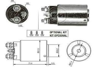 Solenoide Tipo Delco Chevrolet Silverado 0