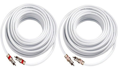Ponto Escravo Barato Par De 10m Cabo Coaxial Rg 59 + Brinde 0