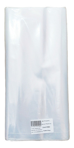 Saco Plástico Transparente 30x40x0,06 Pebd 0,500 Kg 1