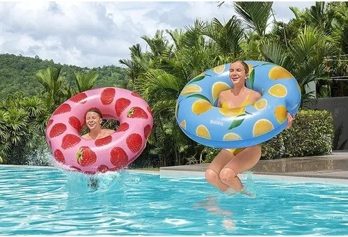 Salvavidas Inflable Perfumado Fruta 119cm Bestway Sweetmarke 1