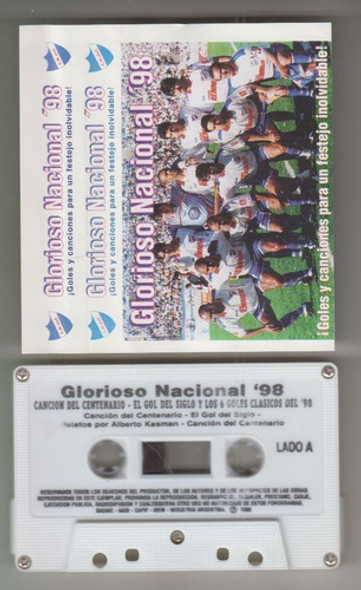 1998 Futbol Club Nacional Glorioso Cassete Canciones Relatos 1