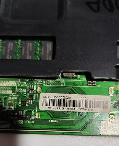 Placa Main Tv Samsung Un40ju6000gzb 1