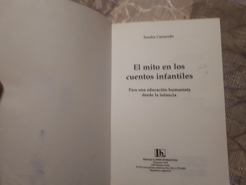 El Mito En Los Cuentos Infantiles - Sandra Carracedo 1