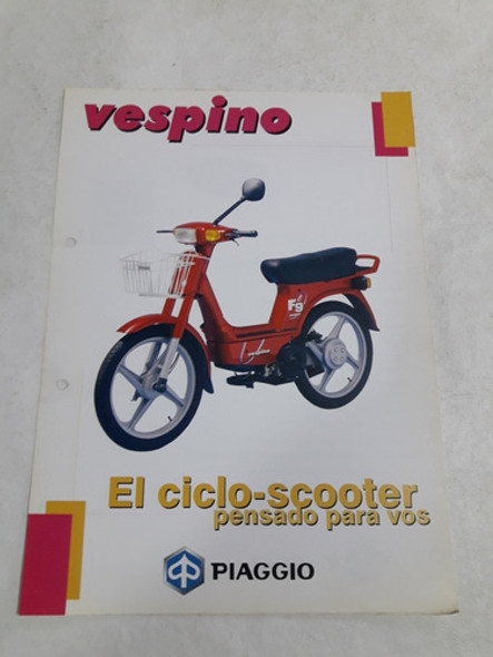 Folleto Piaggio Vespino F9 Original Allsales 0