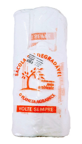 2400 Sacola Biodegradável Mercado Horte Frut Medida 36x50cm 0