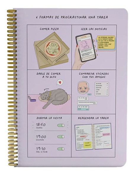 Cuaderno A4 Procrastinar 0