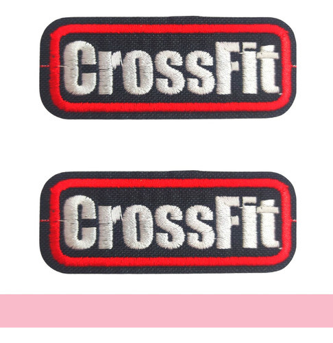 Aplique Logo Crossfit Gym Parche Bordado Termoadhesivo 1