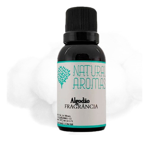 Essência Lipossolúvel Para Difusor Elétrico 30ml Algodão 0