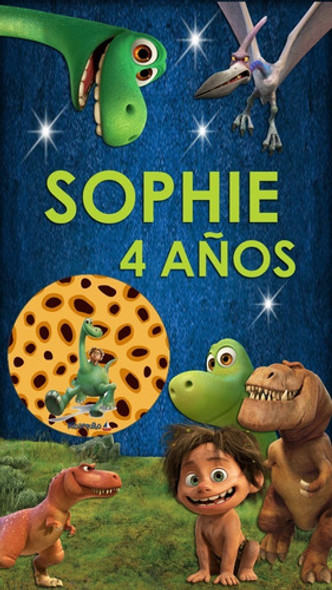 Video Tarjeta Invitación Digital Virtual - Gran Dinosaurio 0