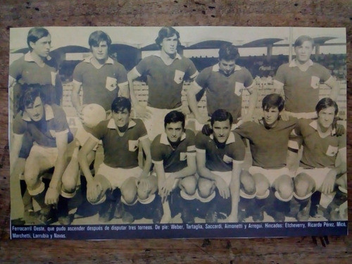 Recorte Ferro Primera B 1970 0