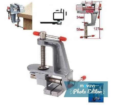 Mini Morsa Uso Hobby Aluminio Gran Calidad Supertoys 1