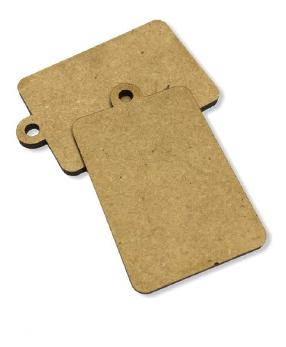 Llavero Mdf Cortado Laser 5x3,5cm Con Agujerito 100 Unidades 0