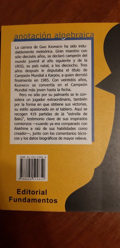 Kasparov 3ra Edicion Moran 1