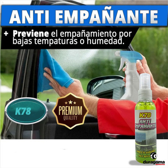 Antiempañante K78 Auto Vidrios Parabrisas Espejos 1