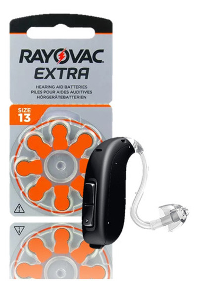 80 Pilas De Audifono Rayovac Extra 13 Pr48 Pack 80 Unidades 0