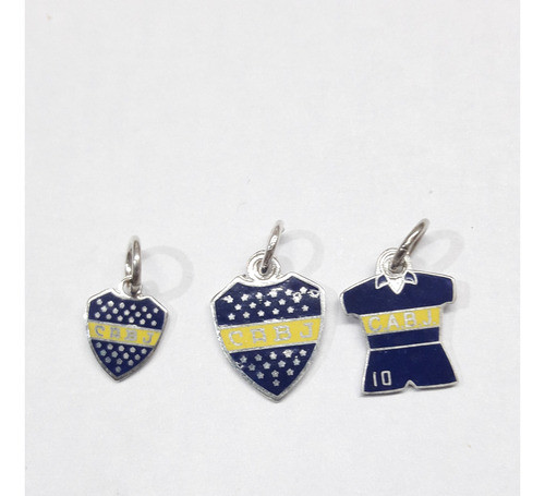 Joyas De Plata Dijes Escudos De Futbol 0